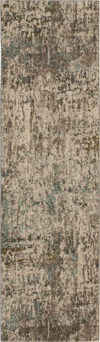 Karastan Enigma Metamorphic Jade Area Rug Runner