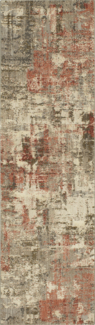 Karastan Enigma Igneous Clay Area Rug Runner