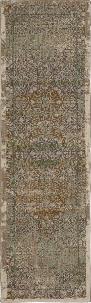 Karastan Cosmopolitan Barnes Emerald Area Rug Runner