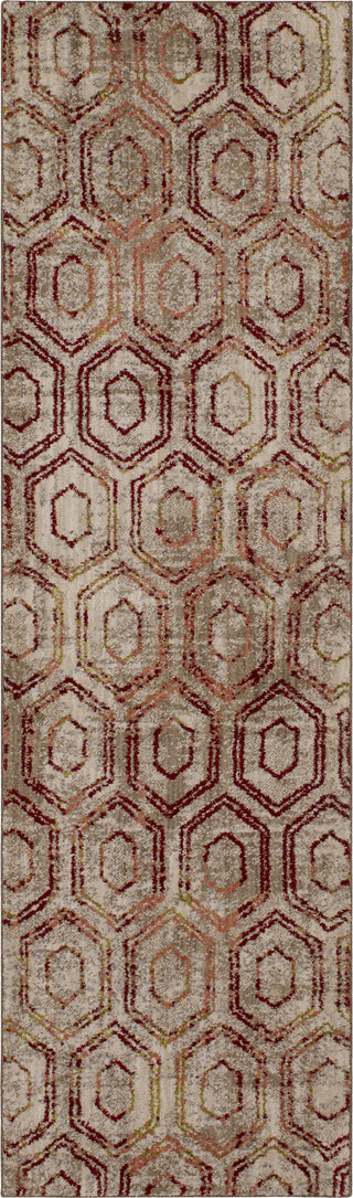 Karastan Cosmopolitan Kew Sangria Area Rug Runner