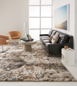 Karastan Crescendo Skye Cream Area Rug Room Scene Feature