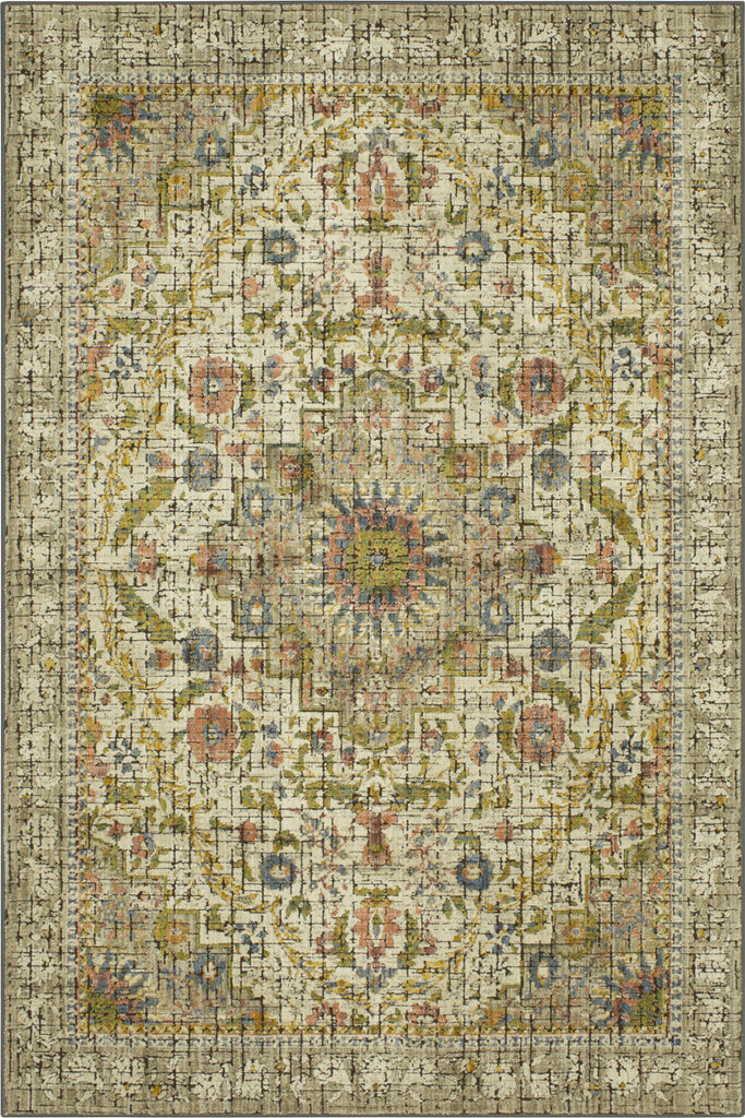 Karastan Mosaic Tiber Silver Area Rug main image