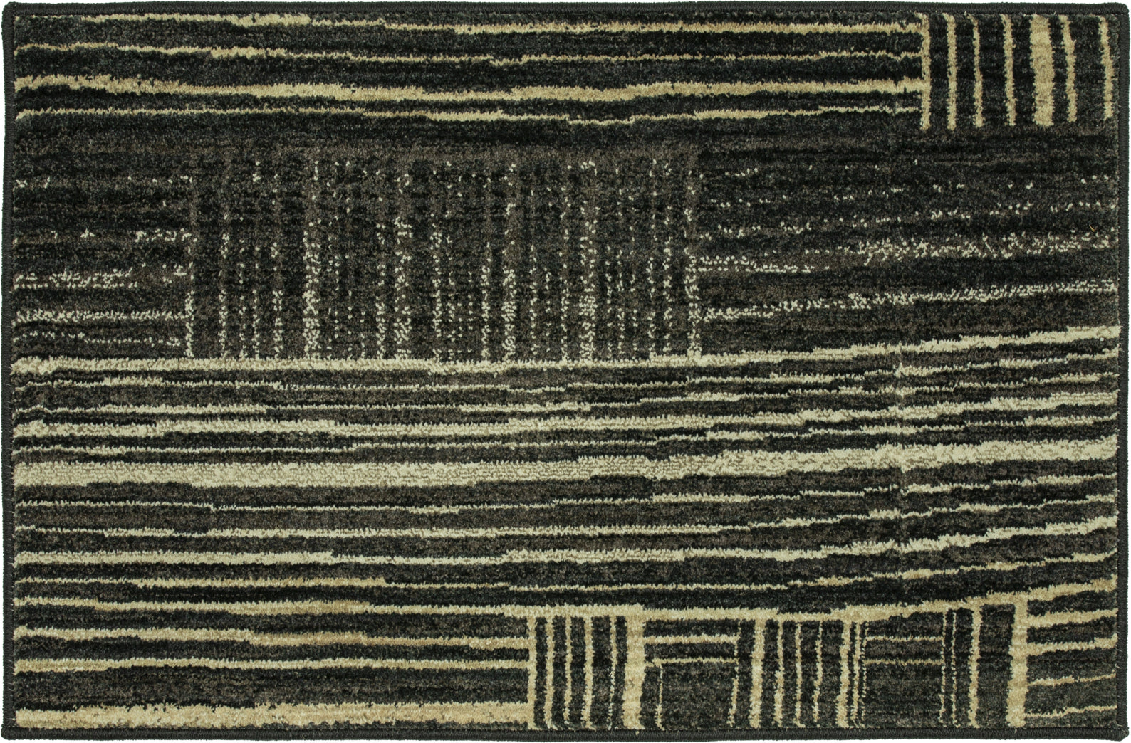 Karastan Expressions Etched Lines Onyx by Area Rug Scott Living main image