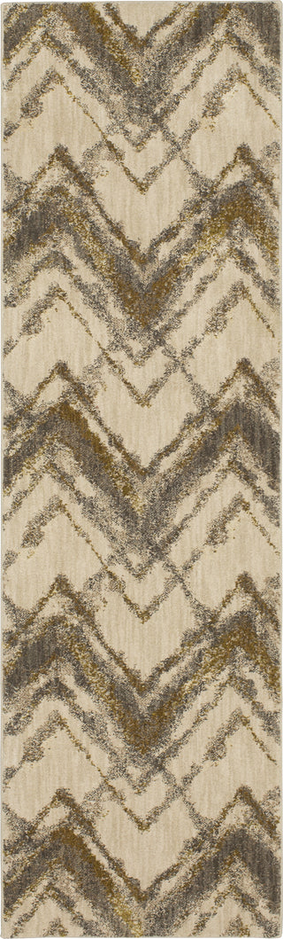 Karastan Cosmopolitan Trine Smokey Grey Area Rug Runner