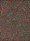 Karastan Soiree Gibson Smokey Grey Area Rug Main Image 8'x11' Size 