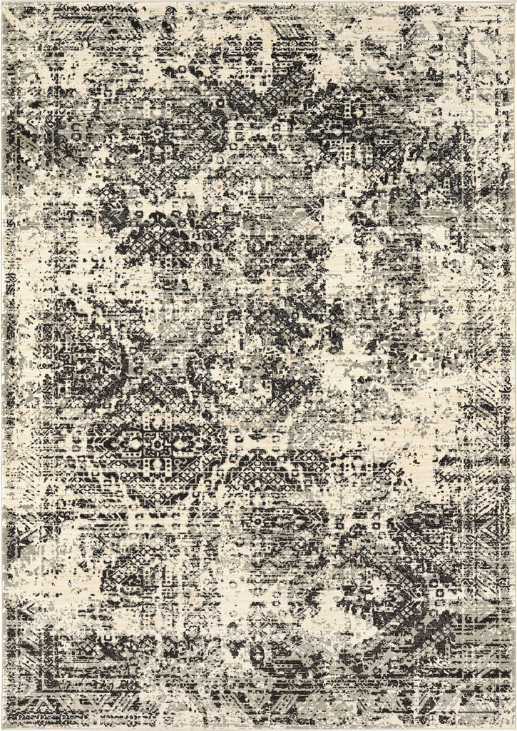 Karastan Tempest Compass Midnight Area Rug Main Image