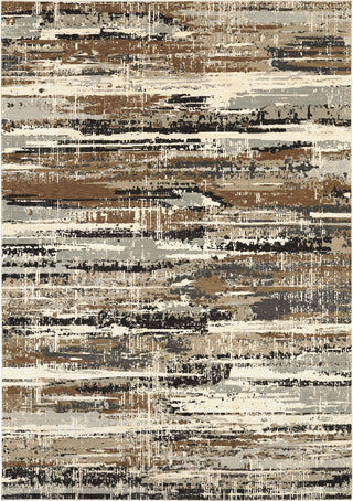 Karastan Tempest Stratus Midnight Area Rug Main Image 8'x11' Size 