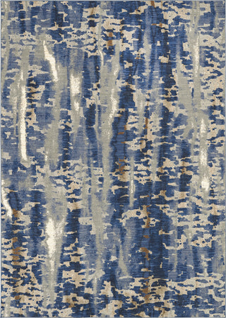 Karastan Tempest Vortex Cobalt Area Rug main image 8'x11' Size