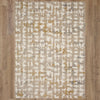 Karastan Rendition Abydos Oyster Area Rug by Stacy Garcia on Wood 