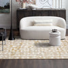 Karastan Rendition Abydos Oyster Area Rug by Stacy Garcia Room Scene Featured 