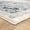 Karastan Zephyr Acropolis Robin's Egg Area Rug Corner 