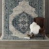 Karastan Zephyr Acropolis Robin's Egg Area Rug Room Scene Featured 