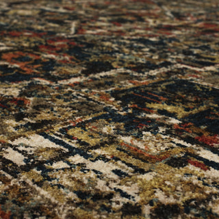 Karastan Spice Market Alcantara Saphire Area Rug Close Up