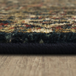 Karastan Spice Market Alcantara Saphire Area Rug Pile