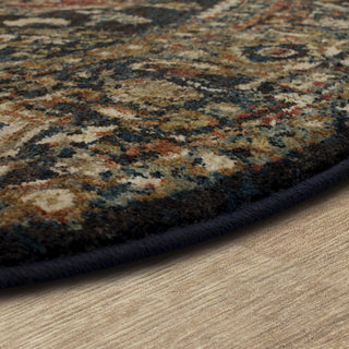 Karastan Spice Market Alcantara Saphire Area Rug Pile Round 