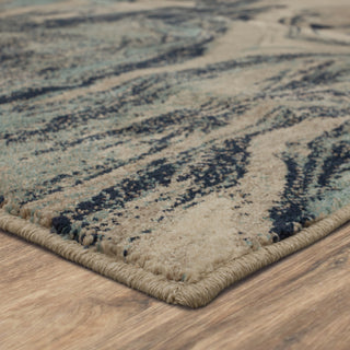 Karastan Meraki Alchemist Lagoon Area Rug Corner 