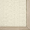 Karastan Modern Classics Alderney Tradition Area Rug Swatch Image -  Leather Border - Chatham Mushroom Feature