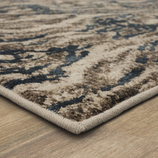 Karastan Enigma Alluvium Robins Egg Area Rug Corner 