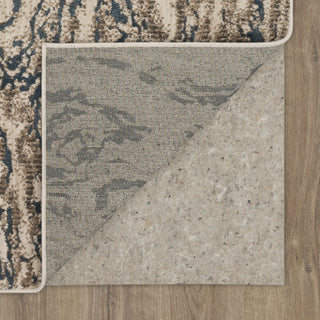 Karastan Enigma Alluvium Robins Egg Area Rug Backing 