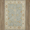 Karastan Adalia Amasya Blue Area Rug on Wood 