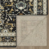 Karastan Zephyr Amphora Black Area Rug Backing 