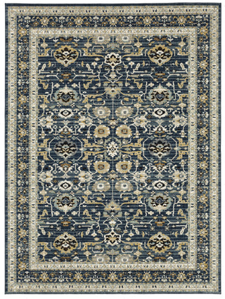 Karastan Zephyr Amphora Majolica Blue Area Rug