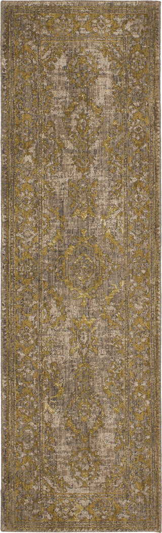 Karastan Cosmopolitan Amur Smokey Gray Area Rug 2'4''x7'10'' Runner 