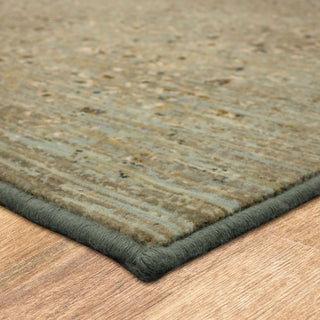 Karastan Titanium Andeols Seaglass Area Rug Corner