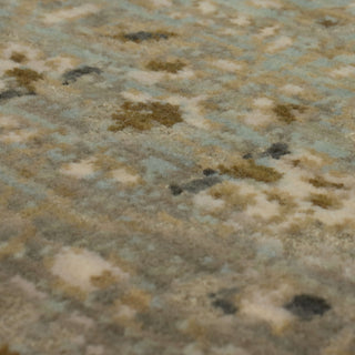 Karastan Titanium Andeols Seaglass Area Rug Close Up 