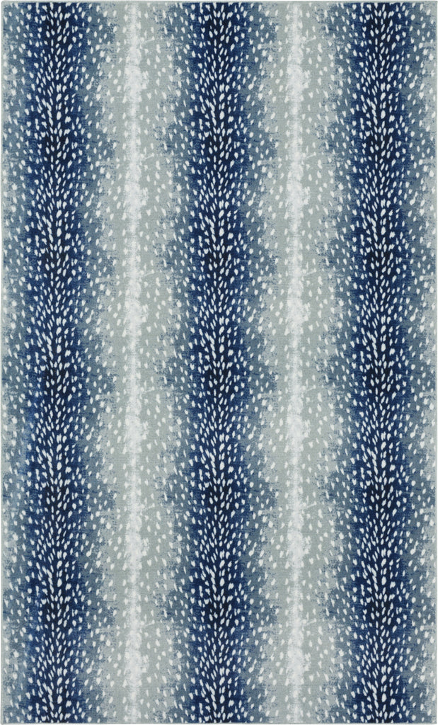 Karastan Kalahari Antelope Skin Blue Area Rug