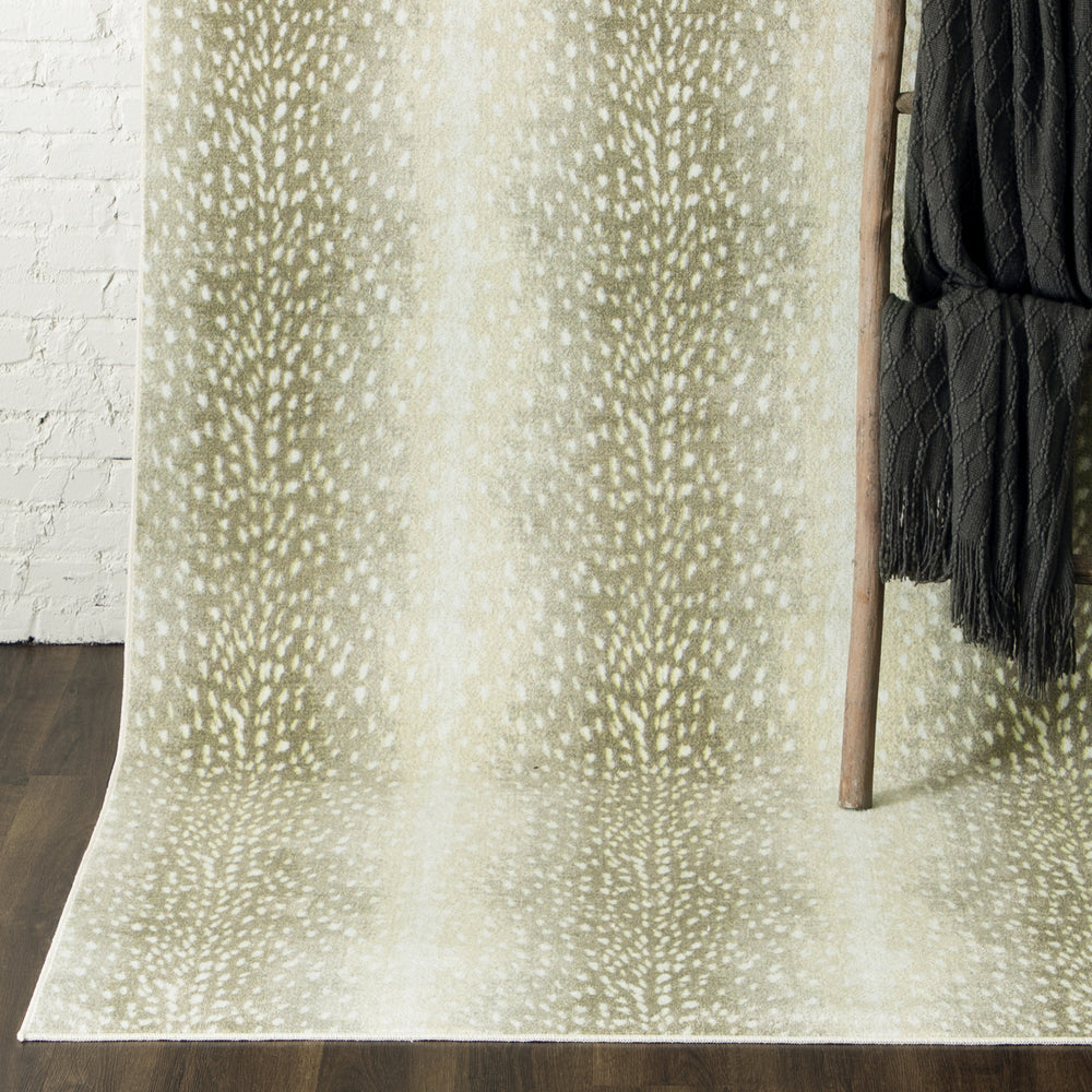 Karastan Kalahari Antelope Skin Cream Area Rug Room Scene  Feature