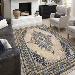 Karastan Cosmopolitan Armitage Indigo Area Rug Featured