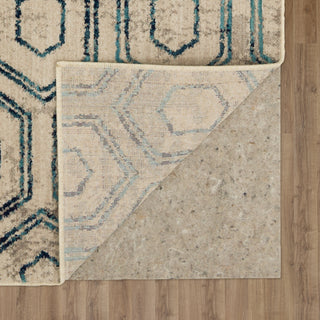 Karastan Meraki Artemis Oyster Area Rug Backing 