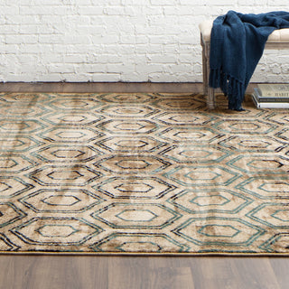 Karastan Meraki Artemis Oyster Area Rug Room Scene 2 