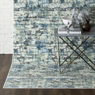 Karastan Evolution Atlas Blue Area Rug Featured