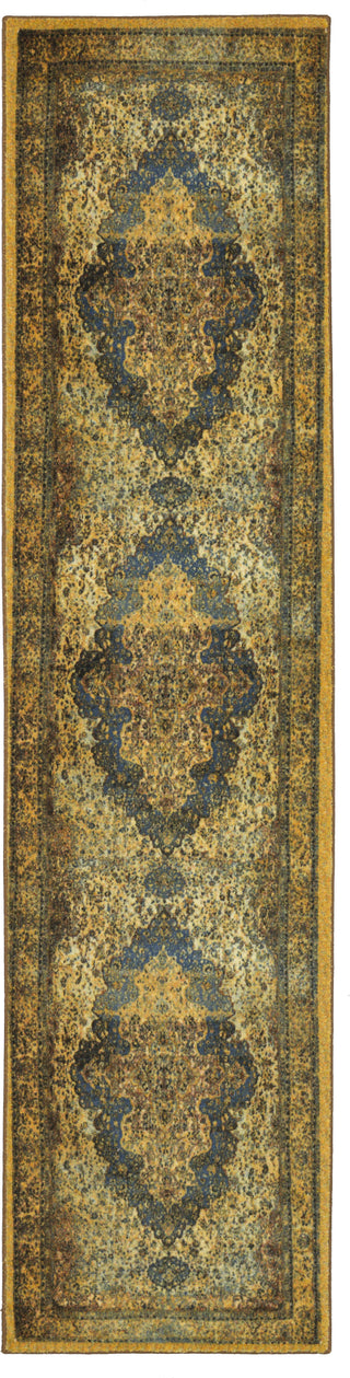 Karastan Antiquity Bandar Blue Area Rug 2'6''x10' Runner 