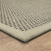 Karastan Modern Classics Basketweave Sisal Grey Tri Color Area Rug 