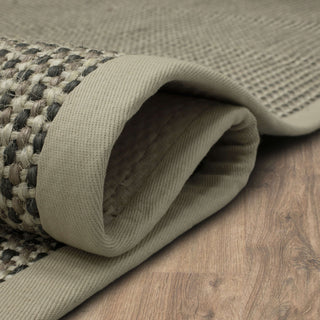 Karastan Modern Classics Basketweave Sisal Grey Tri Color Area Rug 