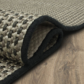 Karastan Modern Classics Basketweave Sisal Grey Tri Color Area Rug