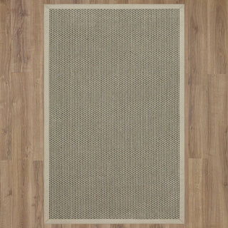 Karastan Modern Classics Basketweave Sisal Grey Tri Color Area Rug 