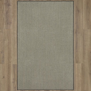 Karastan Modern Classics Basketweave Sisal Grey Tri Color Area Rug