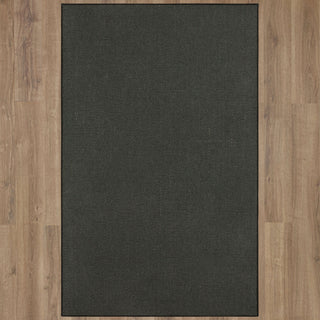 Karastan Modern Classics Basketweave Sisal Gunmetal Area Rug 