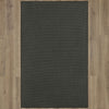 Karastan Modern Classics Basketweave Sisal Gunmetal Area Rug