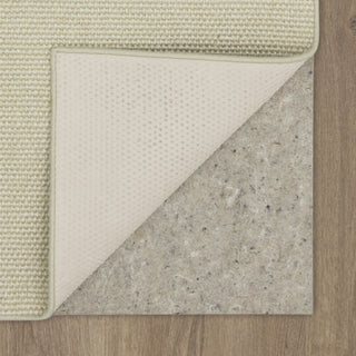 Karastan Modern Classics Basketweave Sisal Moonstruck Area Rug Backing (Pad Not Included)