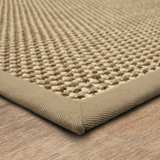 Karastan Modern Classics Basketweave Sisal Neutral Tri Color Area Rug 