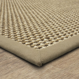 Karastan Modern Classics Basketweave Sisal Neutral Tri Color Area Rug