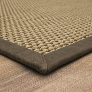 Karastan Modern Classics Basketweave Sisal Neutral Tri Color Area Rug 