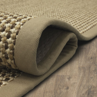 Karastan Modern Classics Basketweave Sisal Neutral Tri Color Area Rug