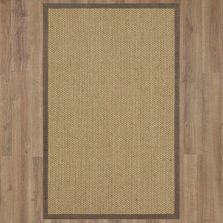 Karastan Modern Classics Basketweave Sisal Neutral Tri Color Area Rug 