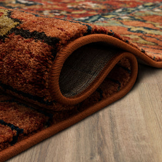 Karastan Spice Market Bazaar Area Rug by Patina Vie Rolled 